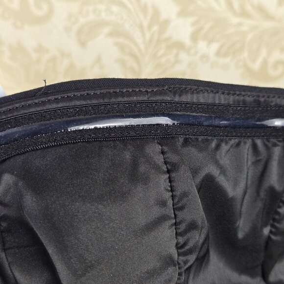 Bebe Size 2 Black Strapless Mini Dress Peplum Corset Look Bodycon Sexy Party - Picture 10 of 13